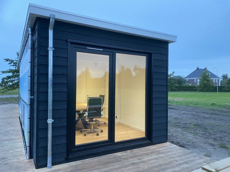 Voorbeeld van een kleine woning